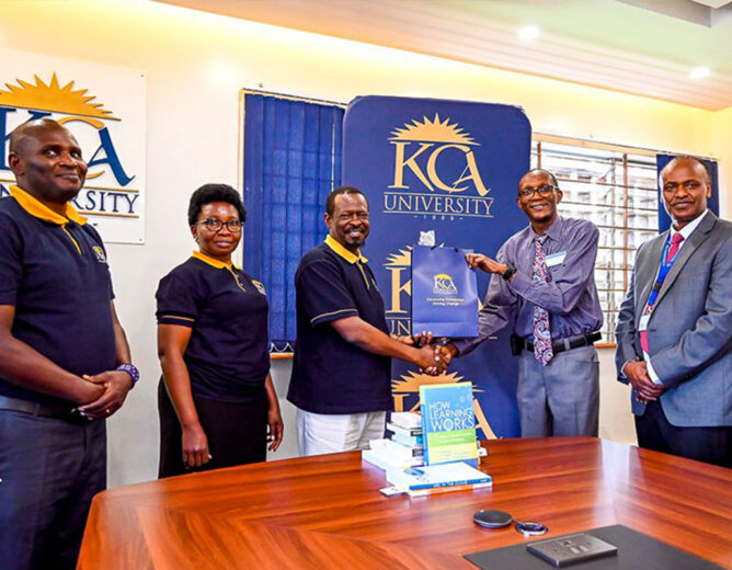 KCA University Hosts Prof. Ishmael Munene